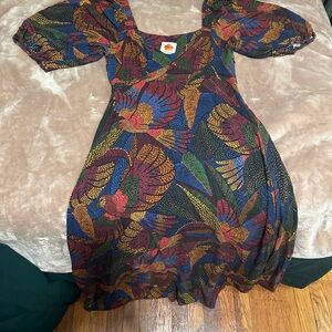 FARM Rio Dotted Macaws Maxi Dress (M)